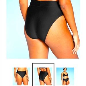 Low coverage cheeky bathing suit buttons M 8-10